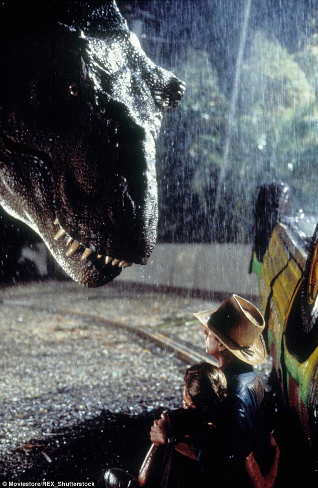 Gesundheit : 'One of the most memorable scenes for me was the dinosaur sneezing scene, ' Ariana tells Daily Mail Online.' I remember Steven was just relishing watching me get sneezed on and relishing the experience of watching me get covered in this goo multiples times and only finally when the goo was hanging off my lip he exclaimed, "That's perfect, that's it"'